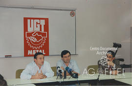 Rueda de prensa con Manuel Fernández López y Pedro Casillas