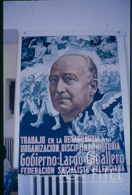 Carteles de una exposición de UGT