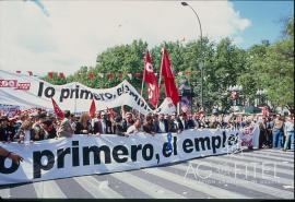 Manifestación del 1º de Mayo de 1996 en Madrid