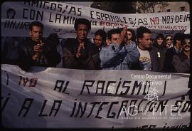 Manifestación contra el racismo y la xenofobia