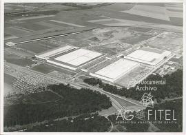 Vista aérea de la fábrica Volkswagen