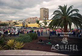 Manifestación de UGT, FSOC y CCOO en las Palmas de Gran Canaria por un convenio digno en siderome...