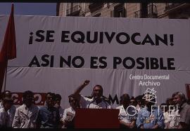 Manifestación del 1º de Mayo de 1992 en Madrid