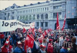 Manifestación del 1º de Mayo de 1996 en Madrid