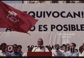 Manifestación del 1º de Mayo de 1992 en Madrid