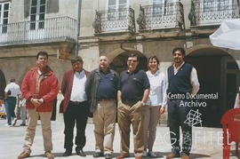 Manuel Fernández López de visita en Galicia
