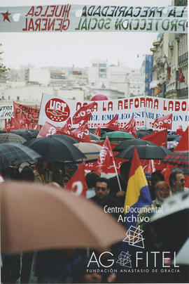 Manifestación del 1º de mayo por las calles de Madrid