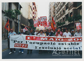 Manifestación del 1º de Mayo de 2000 en Castellón de la Plana