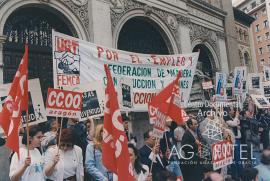 Manifestación del 1º de Mayo de 1996 en Zaragoza