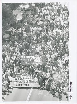 Manifestación de los astilleros