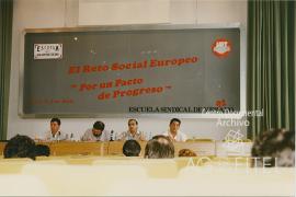 Cursos de la Escuela Sindical de Verano de UGT de 1991 «El Reto Social Europeo»