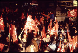 Manifestación con motivo de la Huelga General 14-D