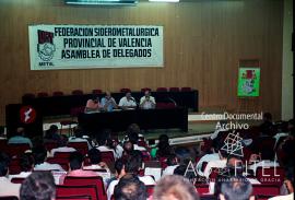 Asamblea de delegados de la Federación Siderometalúrgica de Valencia