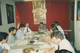 Visita a Madrid del sindicato de construcción y madera de Holanda