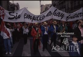 Manifestación «sin empleo no hay futuro»