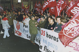 Manifestación &quot; Por el empleo y las 35 horas. Por los trabajadores en paro. Contra la injusticia fiscal&quot;