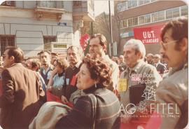 Manifestación de los trabajadores de ITT por la defensa de sus puestos de trabajo