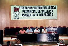 Asamblea de delegados de la Federación Siderometalúrgica de Valencia