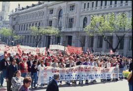 Manifestación del 1º de Mayo de 1996 en Madrid