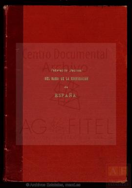 Libro de actas del Comité Nacional y del III Congreso de la Federación Nacional del Ramo de la Edificación